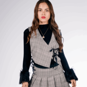 Conjunto: Falda + Chaleco Black Bear