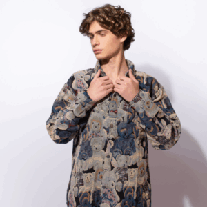 Camisa Brown Print Bears