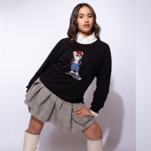 Blusa Diamond Black Bear